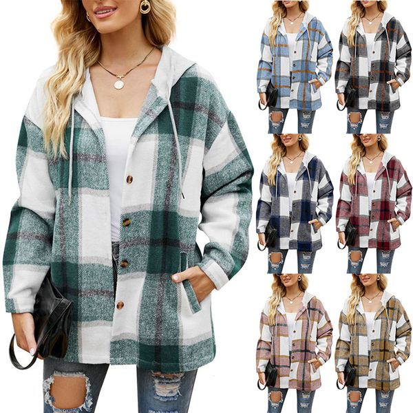 women's jackets winter shirt jackets coats for women autumn plaid jacket women overshirt long checkered jacket woman female long sleeve, Black;brown
women's jackets winter shirt jackets coats for women autumn plaid jacket women overshirt long checkered jacket woman female long sleeve, Black;brown