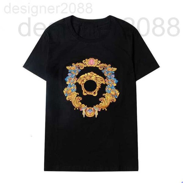 men's t-shirts designer medusa embroidery v-letter tide brand spring/summer pure cotton short sleeve t-shirt for men and women with the, White;black
men's t-shirts designer medusa embroidery v-letter tide brand spring/summer pure cotton short sleeve t-shirt for men and women with the, White;black
