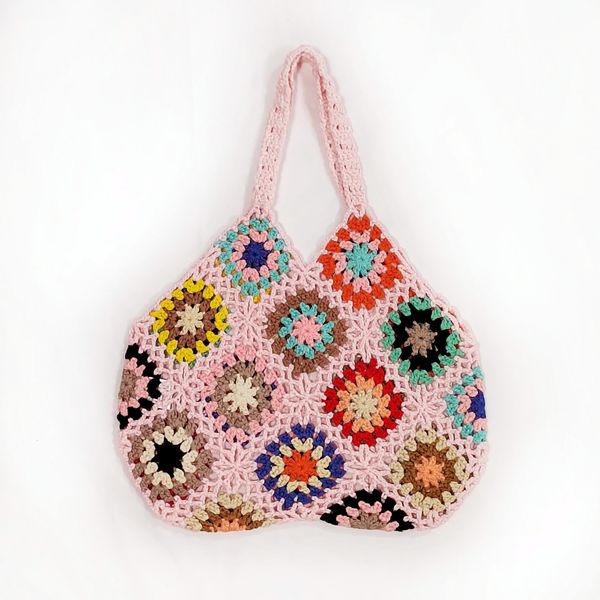 evening bags fashion not positioned splicing hand crochet ethnic tote for women black white pink khaki green 221118
evening bags fashion not positioned splicing hand crochet ethnic tote for women black white pink khaki green 221118