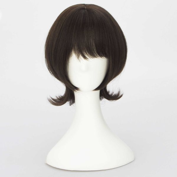 women's wigs japan and south korea net red ide buckle short straight air bangs hair head set, Black
women's wigs japan and south korea net red ide buckle short straight air bangs hair head set, Black