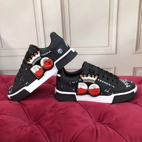 reflective fashion white leather platform casual shoes black velvet tail wolf silver sequin dark grey metallic olive men women sneaker size3, Red;white
reflective fashion white leather platform casual shoes black velvet tail wolf silver sequin dark grey metallic olive men women sneaker size3, Red;white