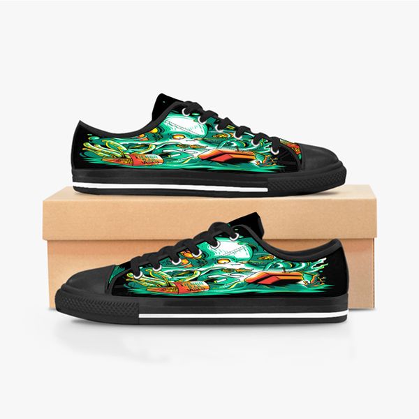 custom shoes classic canvas low cut skateboard casual triple black accept customization uv printing low mens womens sports sneakers breathab
custom shoes classic canvas low cut skateboard casual triple black accept customization uv printing low mens womens sports sneakers breathab