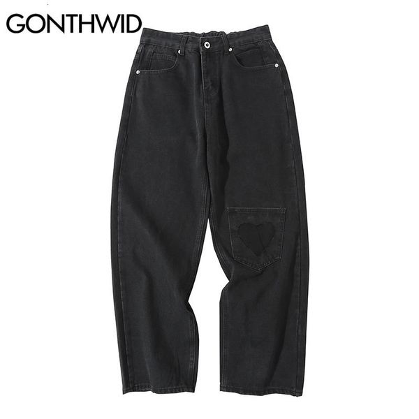 men's jeans hip hop baggy denim pants streetwear heart patchwork black jeans mens harajuku casual loose elastic waist trousers 221118, Blue
men's jeans hip hop baggy denim pants streetwear heart patchwork black jeans mens harajuku casual loose elastic waist trousers 221118, Blue