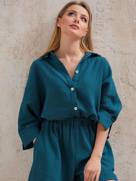 women's sleepwear pijamas summer/autumn suits with shorts 100%cotton women pajama feminino summer turn down collar trousers pocket 2211, Black;red
women's sleepwear pijamas summer/autumn suits with shorts 100%cotton women pajama feminino summer turn down collar trousers pocket 2211, Black;red