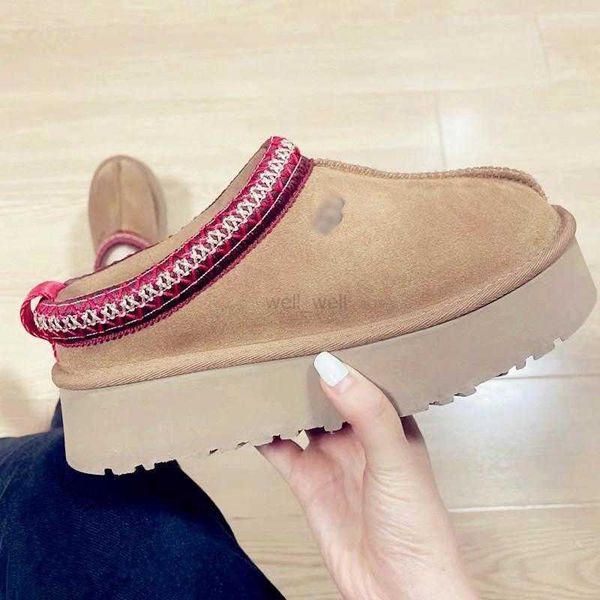 designer slippers 2023 tazz luxury snow boot wool integrated snow slipper autumn winter women muffin thick soled leather plush wrapped half, Black
designer slippers 2023 tazz luxury snow boot wool integrated snow slipper autumn winter women muffin thick soled leather plush wrapped half, Black