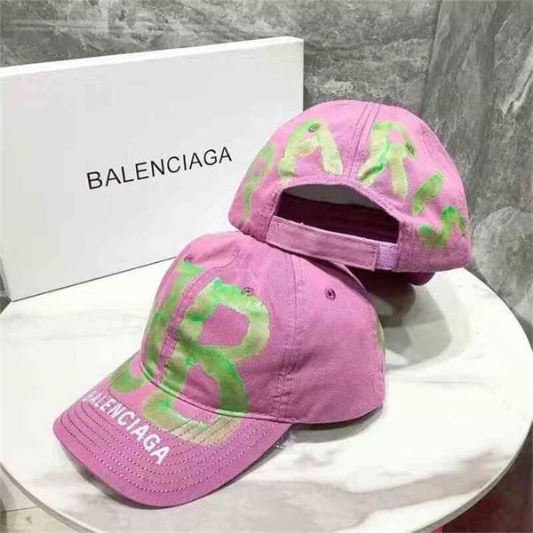 designer ball balenciga caps s family handpainted classic luxury cap b alphabet base old soft versatile graffiti printed cap mens and womens, Blue;gray
designer ball balenciga caps s family handpainted classic luxury cap b alphabet base old soft versatile graffiti printed cap mens and womens, Blue;gray