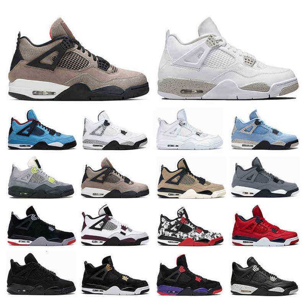 2021 men outdoor shoes 4s taupe haze white oreo fire red motorsports university blue sail 4 jumpman sport sneakers size 5.5-13, Black 
2021 men outdoor shoes 4s taupe haze white oreo fire red motorsports university blue sail 4 jumpman sport sneakers size 5.5-13, Black