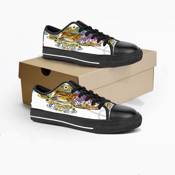 men women diy custom shoes low canvas skateboard sneakers triple black customization uv printing sports sneakers br295
men women diy custom shoes low canvas skateboard sneakers triple black customization uv printing sports sneakers br295