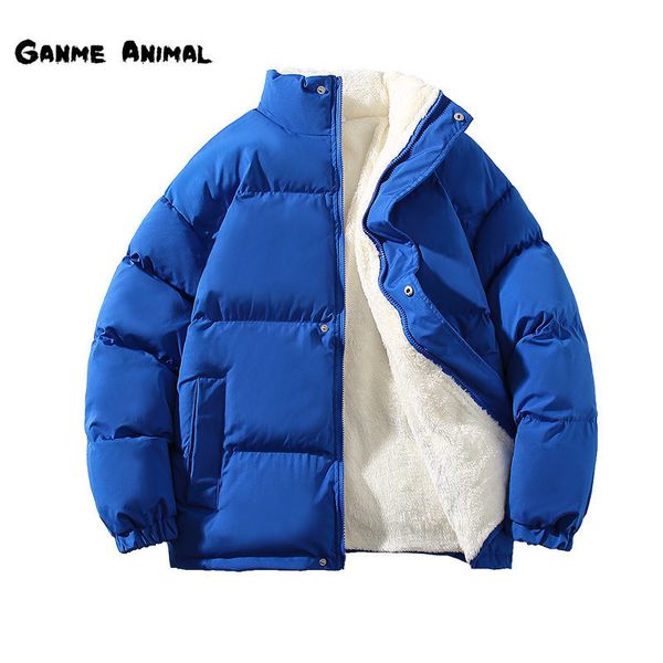 men's down parkas plush thickened stand collar winter jacket parker coat warm thick zipper padded overcoat for men 221117, Black
men's down parkas plush thickened stand collar winter jacket parker coat warm thick zipper padded overcoat for men 221117, Black