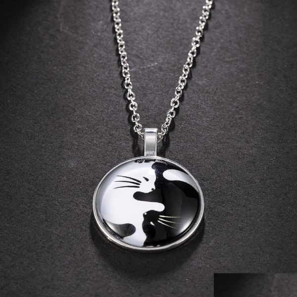 pendant necklaces new animal statement necklace for women fashion woman men yin yang cat pendant choker necklaces jewelry gift with dhjqy, Silver
pendant necklaces new animal statement necklace for women fashion woman men yin yang cat pendant choker necklaces jewelry gift with dhjqy, Silver