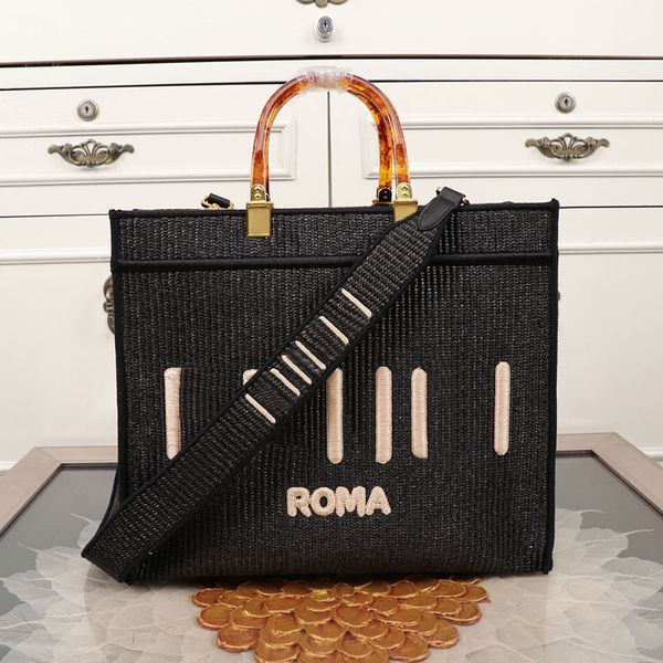 straw weaving sunlight tote handbags briefcases amber handle large capacity genuine leather shoulder purse removable hardware letter shoulde
straw weaving sunlight tote handbags briefcases amber handle large capacity genuine leather shoulder purse removable hardware letter shoulde