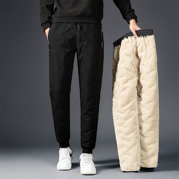 men's pants winter fleece thick lambswool warm sweatpants casual water proof big-size wool trousers male black gray joggers 221117
men's pants winter fleece thick lambswool warm sweatpants casual water proof big-size wool trousers male black gray joggers 221117