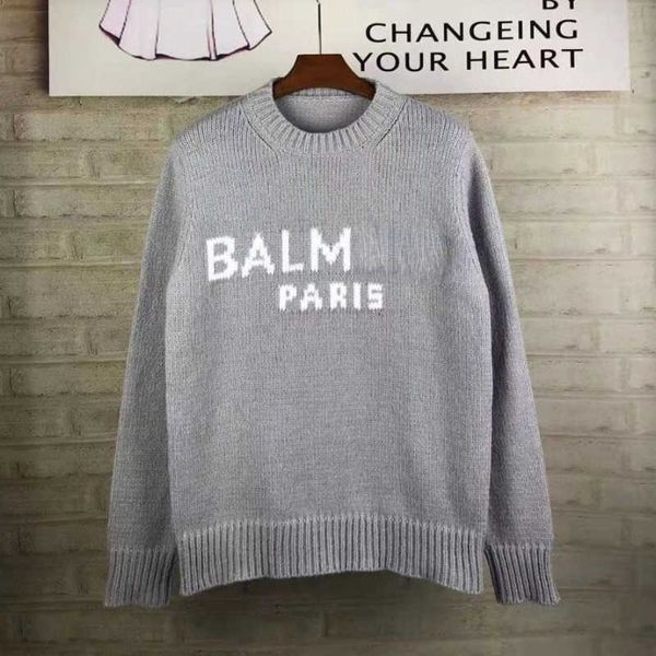 designer sweater mens balm embroidery stitching sweatshirt man wool sweaters casual loose jacquard knit oversize women pullover coat, White;black
designer sweater mens balm embroidery stitching sweatshirt man wool sweaters casual loose jacquard knit oversize women pullover coat, White;black