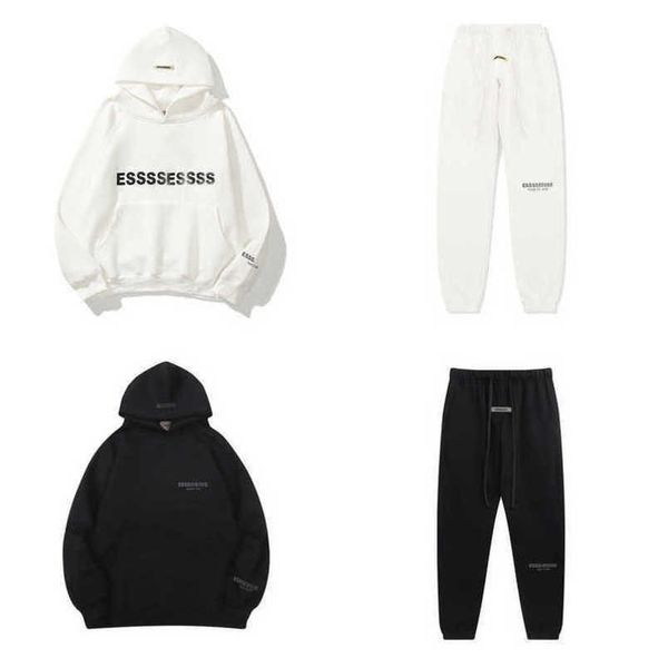 classic luxury men's tracksuits sweatshirts letter esss hoodies men women sportswear pants suit hooded sweater casual pullover couple, Gray
classic luxury men's tracksuits sweatshirts letter esss hoodies men women sportswear pants suit hooded sweater casual pullover couple, Gray