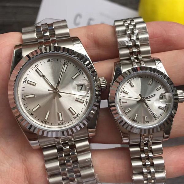 18 styles luxury watch men women watches classic automatic movement mechanical 28mm/36mm/41mm fashion mens womens silver datejust watches wr, Slivery;brown
18 styles luxury watch men women watches classic automatic movement mechanical 28mm/36mm/41mm fashion mens womens silver datejust watches wr, Slivery;brown