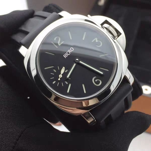 men's mechanical watch 44mm large dial rubber strap 316 fine steel fully automatic movement luminous motion, Slivery;brown
men's mechanical watch 44mm large dial rubber strap 316 fine steel fully automatic movement luminous motion, Slivery;brown