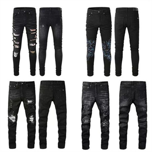 designers jeans patchwork black pants mens jeans men's distressed ripped skinny slim motorcycle moto biker causal mans vintage denim si, Blue
designers jeans patchwork black pants mens jeans men's distressed ripped skinny slim motorcycle moto biker causal mans vintage denim si, Blue