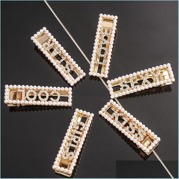 hair clips barrettes pearl crystal hairpin letter cool kiss girls hair clips barrettes week monday sunday hairs fashion jewelry fo dhhox, Golden;silver
hair clips barrettes pearl crystal hairpin letter cool kiss girls hair clips barrettes week monday sunday hairs fashion jewelry fo dhhox, Golden;silver