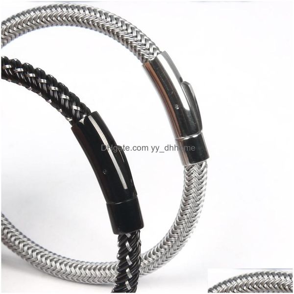 bangle stainless steel bracelets for men fashion design love gift bracelet jewelry women drop delivery dhcvm, Black
bangle stainless steel bracelets for men fashion design love gift bracelet jewelry women drop delivery dhcvm, Black