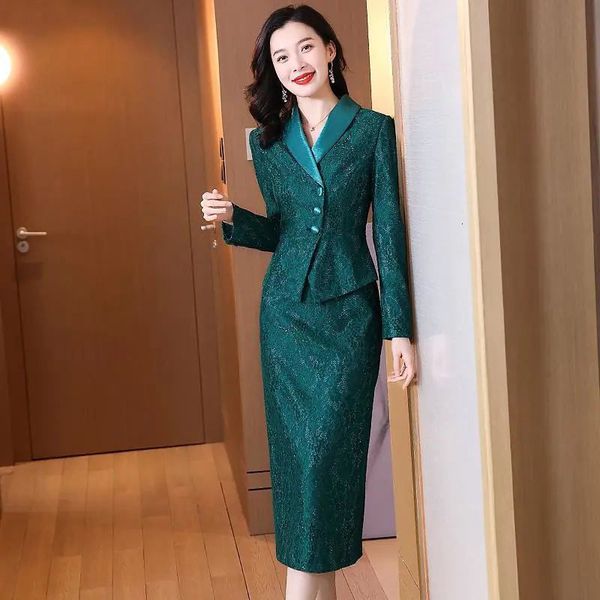 two piece dress professional suit women s spring autumn temperament fashion green coat midi skirt two piece korean elegant blazers set 22111, White
two piece dress professional suit women s spring autumn temperament fashion green coat midi skirt two piece korean elegant blazers set 22111, White