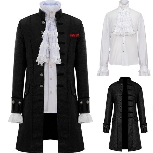 anime costumes men steampunk trench coat and shirt set vintage prince overcoat medieval renaissance jacket victorian edwardian cosplay costu, Black
anime costumes men steampunk trench coat and shirt set vintage prince overcoat medieval renaissance jacket victorian edwardian cosplay costu, Black