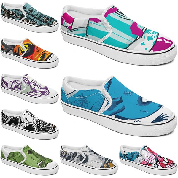 canvas summercustom shoes shoe slip-on customized sneakers men women blue red green classic custom comfortable low platform sneaker color24, Black
canvas summercustom shoes shoe slip-on customized sneakers men women blue red green classic custom comfortable low platform sneaker color24, Black