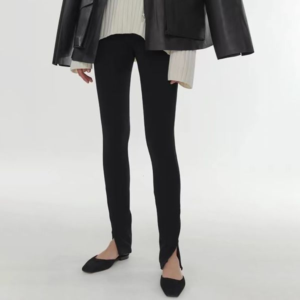 women's pants capris rowling chic black split fork zipper pencil pant woman elastic waist long leg pants casual vintage trousers 221118, Black;white
women's pants capris rowling chic black split fork zipper pencil pant woman elastic waist long leg pants casual vintage trousers 221118, Black;white