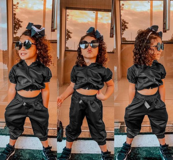 clothing sets 2 7y kids girls summer clothes baby short sleeve lapel zipper loose pants children pu leather outfits 221118, White
clothing sets 2 7y kids girls summer clothes baby short sleeve lapel zipper loose pants children pu leather outfits 221118, White