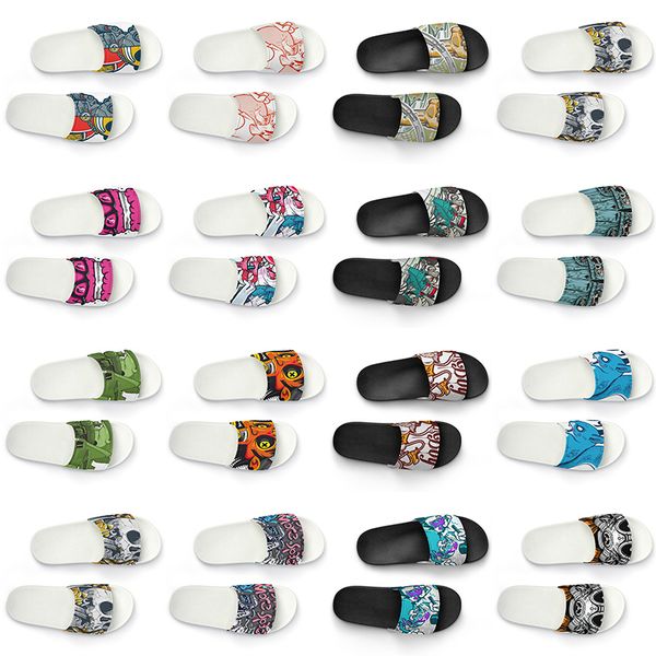 men women custom slippers shoes artoon animal design diy word black white blue red mens trainer 332
men women custom slippers shoes artoon animal design diy word black white blue red mens trainer 332
