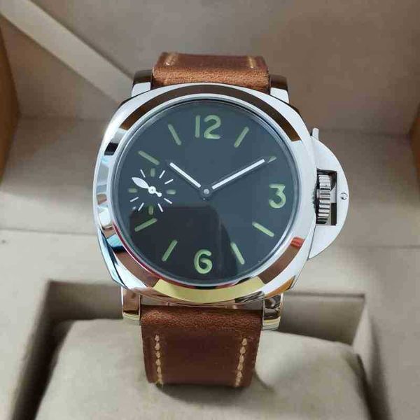 aaaaa vs44mm 316l stainless steel polishing case manual mechanical men's watch sand black dial green number st3600 movement, Slivery;brown
aaaaa vs44mm 316l stainless steel polishing case manual mechanical men's watch sand black dial green number st3600 movement, Slivery;brown