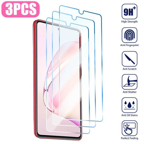 Image of 3PCS Tempered Glass For Samsung Galaxy A52 A53 5G A73 A72 A32 A22 A12 Screen Protector on Samsung A51 A71 A13 A21S A50 A70 Glass
