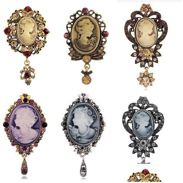 pins brooches pins brooches vintage cameo flower crystal queen beauty head brooch pin bridal wedding jewelry drop delivery dhryv, Gray
pins brooches pins brooches vintage cameo flower crystal queen beauty head brooch pin bridal wedding jewelry drop delivery dhryv, Gray