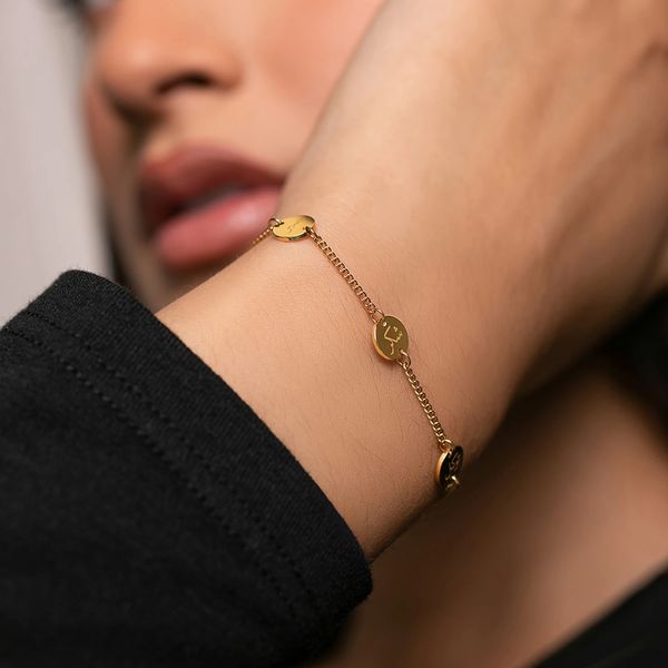 charm bracelets custom arabic bracelet for women personalized stainless steel jewelry happiness - patience gratitude trust in god 221118, Golden;silver
charm bracelets custom arabic bracelet for women personalized stainless steel jewelry happiness - patience gratitude trust in god 221118, Golden;silver