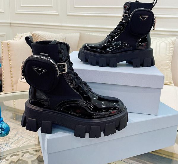 wallet pocket women's short boots triangle sign strap muffin thick sole genuine leather british gear bottom martin boot black shiny mat
wallet pocket women's short boots triangle sign strap muffin thick sole genuine leather british gear bottom martin boot black shiny mat