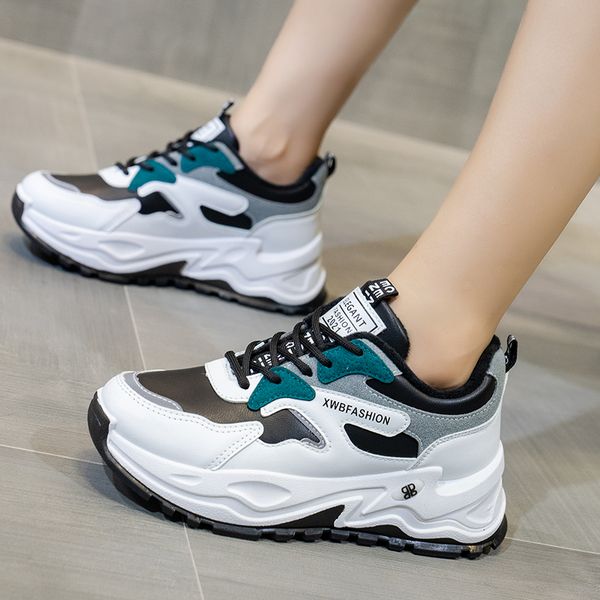 dress shoes casual running shoe for women's chunky sneakers thick bottom platform vulcanize shoes woman fashion breathable female canva, Black
dress shoes casual running shoe for women's chunky sneakers thick bottom platform vulcanize shoes woman fashion breathable female canva, Black