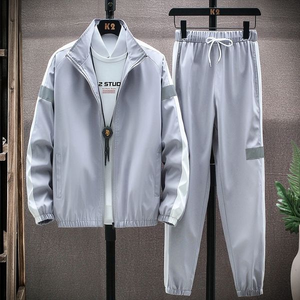 men s tracksuits tracksuit two piece set brand sets sportswear spring autumn jacket pants casual sports suit clothing hip hop 221118, Gray
men s tracksuits tracksuit two piece set brand sets sportswear spring autumn jacket pants casual sports suit clothing hip hop 221118, Gray