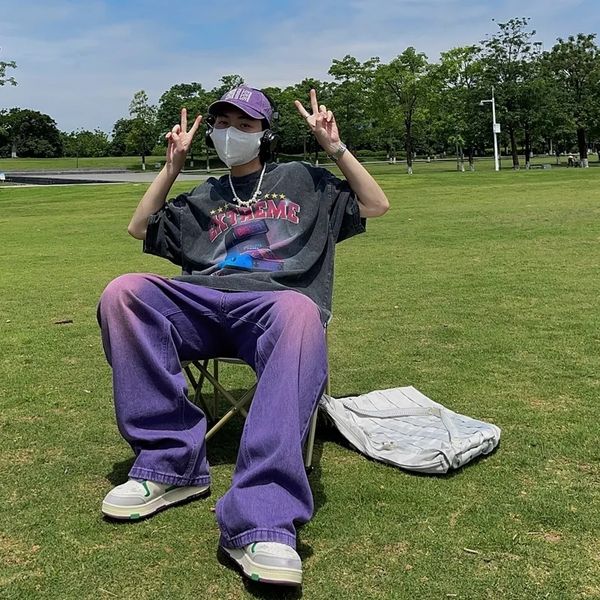 purple jeans men s jeans purple men casual korean streetwear fashion hip hop vintage denim trousers man women straight long wide leg pants 2, Blue
purple jeans men s jeans purple men casual korean streetwear fashion hip hop vintage denim trousers man women straight long wide leg pants 2, Blue