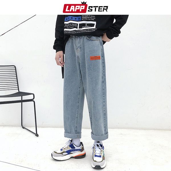 men's jeans lappster mens korean fashoins harem blue jeans pants vintage straight pants harajuku jeans baggy belt wide leg denim 221118
men's jeans lappster mens korean fashoins harem blue jeans pants vintage straight pants harajuku jeans baggy belt wide leg denim 221118