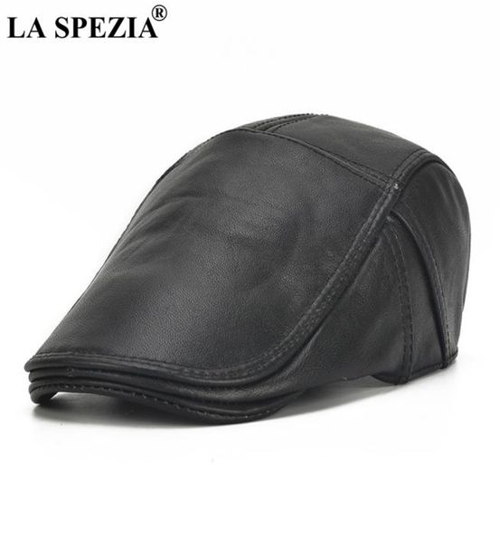 la spezia men leather flat cap black berets male natural cow leather adjustable driver hats casual autumn winter directors caps y27533851, Blue;gray
la spezia men leather flat cap black berets male natural cow leather adjustable driver hats casual autumn winter directors caps y27533851, Blue;gray