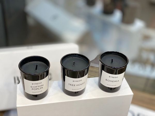 brand incense byredo perfume candle la selection scented candles bougie solid perfumes 70g 3pieces/set men women fragrance
brand incense byredo perfume candle la selection scented candles bougie solid perfumes 70g 3pieces/set men women fragrance