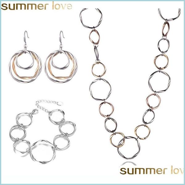 other mti round circles chain link necklace bracelets for women siery irregarity metal hoop earrings fashion jewelry gifts drop deli dhtkx, Silver
other mti round circles chain link necklace bracelets for women siery irregarity metal hoop earrings fashion jewelry gifts drop deli dhtkx, Silver