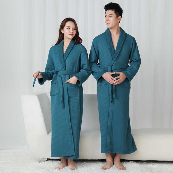 men's sleepwear cotton waffle double thicken warm couple layer warm bath robe soft men females casual home bathrobe japan style homewea, Black;brown
men's sleepwear cotton waffle double thicken warm couple layer warm bath robe soft men females casual home bathrobe japan style homewea, Black;brown
