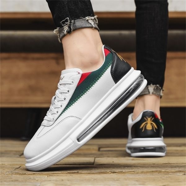 height increasing shoes luxury men's genuine leather designer fashion brand men vulcanized couple lace-up white casual sneakers 221118, Black;white
height increasing shoes luxury men's genuine leather designer fashion brand men vulcanized couple lace-up white casual sneakers 221118, Black;white