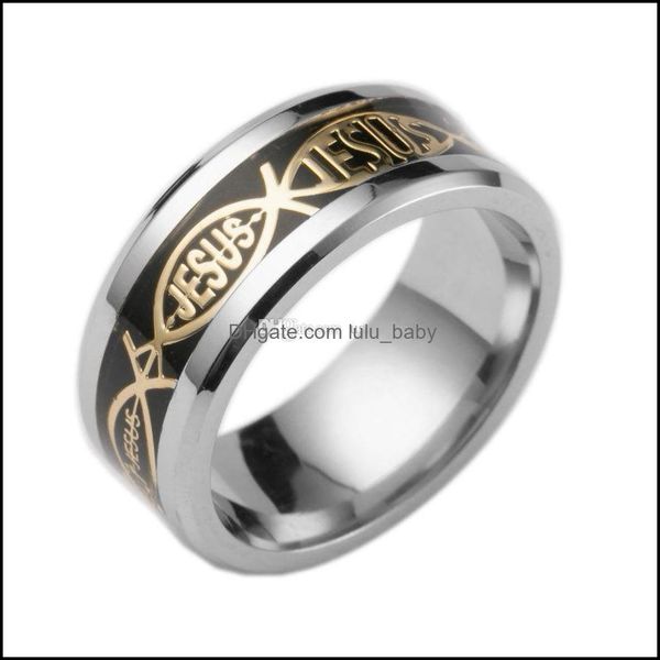 band rings stainless steel christian jesus rings sier gold ring band women mens believe religion fashion jewely drop delivery jewelry dhid7, Silver
band rings stainless steel christian jesus rings sier gold ring band women mens believe religion fashion jewely drop delivery jewelry dhid7, Silver