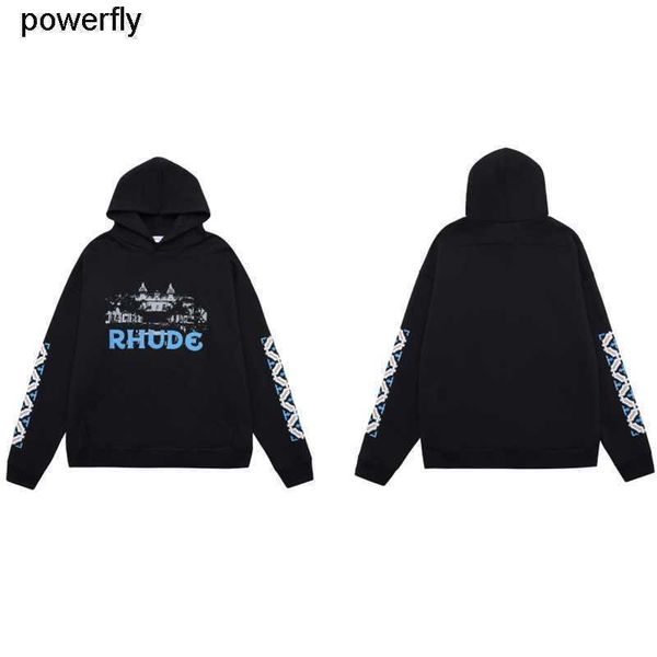men's hoodies designer sweatshirts fashion brand rhude new loose pure cotton men women streetwear hoodie, Black
men's hoodies designer sweatshirts fashion brand rhude new loose pure cotton men women streetwear hoodie, Black