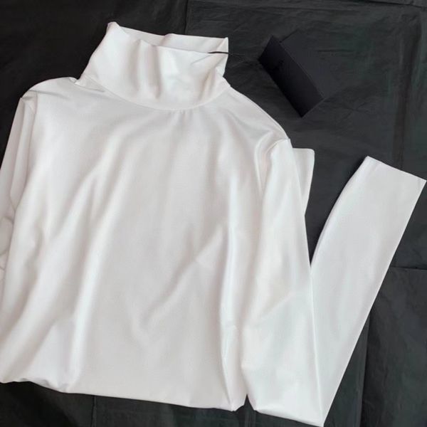 women's t-shirt womens clothes pullover sweater yoga shirt high necks long sleeves spring and autumn leisure fashion classic black and, White
women's t-shirt womens clothes pullover sweater yoga shirt high necks long sleeves spring and autumn leisure fashion classic black and, White