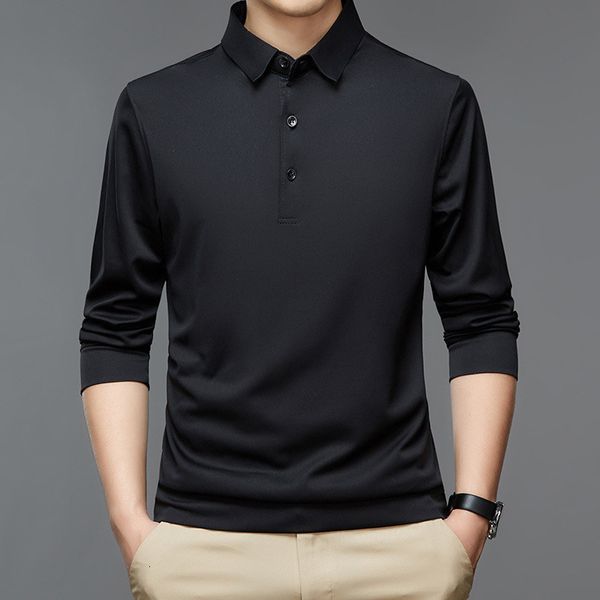 men's casual shirts fashion long sleeve polo men's korean fit slim lapel t shirt polo shirt casual business solid color polo shirt, White;black
men's casual shirts fashion long sleeve polo men's korean fit slim lapel t shirt polo shirt casual business solid color polo shirt, White;black