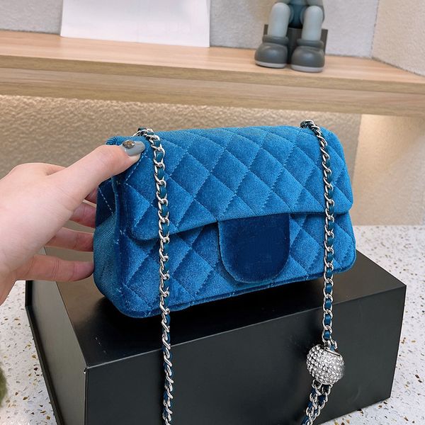 womens classic mini flap quilted velours sqaure bags crush silver strass ball metal hardware matelasse chain quilted purse 6 colors designer
womens classic mini flap quilted velours sqaure bags crush silver strass ball metal hardware matelasse chain quilted purse 6 colors designer