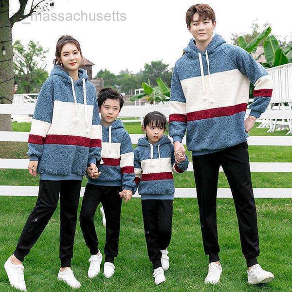 family matching outfits plush thickened parent-child sweater winter coat a family of three four autumn dress women's dress mother and c, Blue
family matching outfits plush thickened parent-child sweater winter coat a family of three four autumn dress women's dress mother and c, Blue