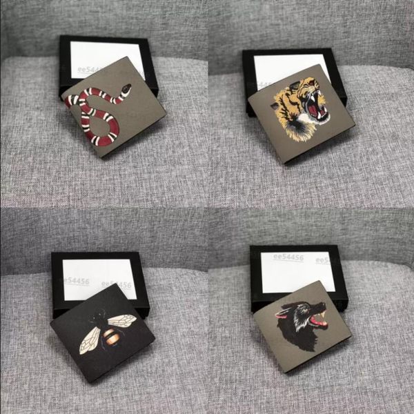 2022 fashion designers wallets luxurys mens women leather bags classic bee tiger snake letters purses original box digram card holder 40882e, Red;black
2022 fashion designers wallets luxurys mens women leather bags classic bee tiger snake letters purses original box digram card holder 40882e, Red;black